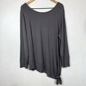 Prana Gray Long Sleeve Top